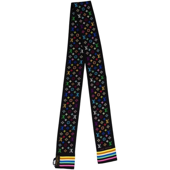 Louis Vuitton | Takashi Murakami Multicolor Silk Bandeau Twilly - Picture 2 of 6